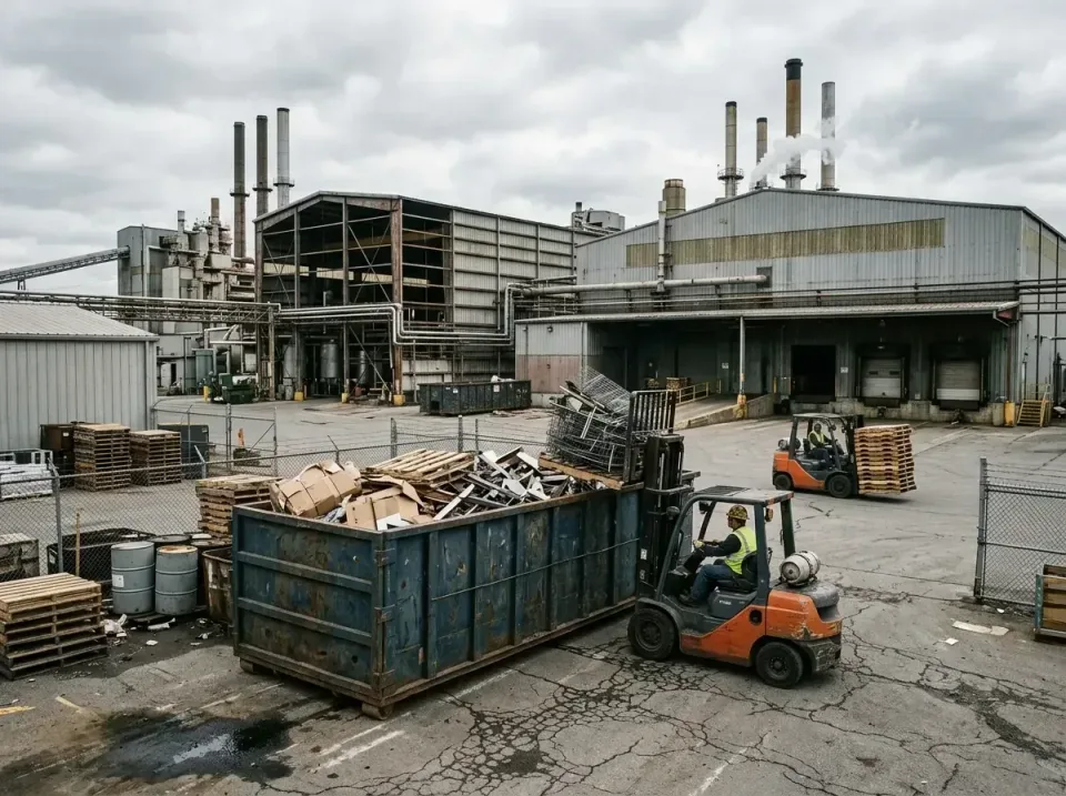 industrial-factory-scrap-conta-003 — frequently asked questions, Cheap Roll-off Dumpster Rentals in Parkville, MO